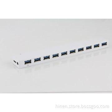 USB 3.0 Super Speed 10-Port Hub USB 3.0 HUB Apple device suitable